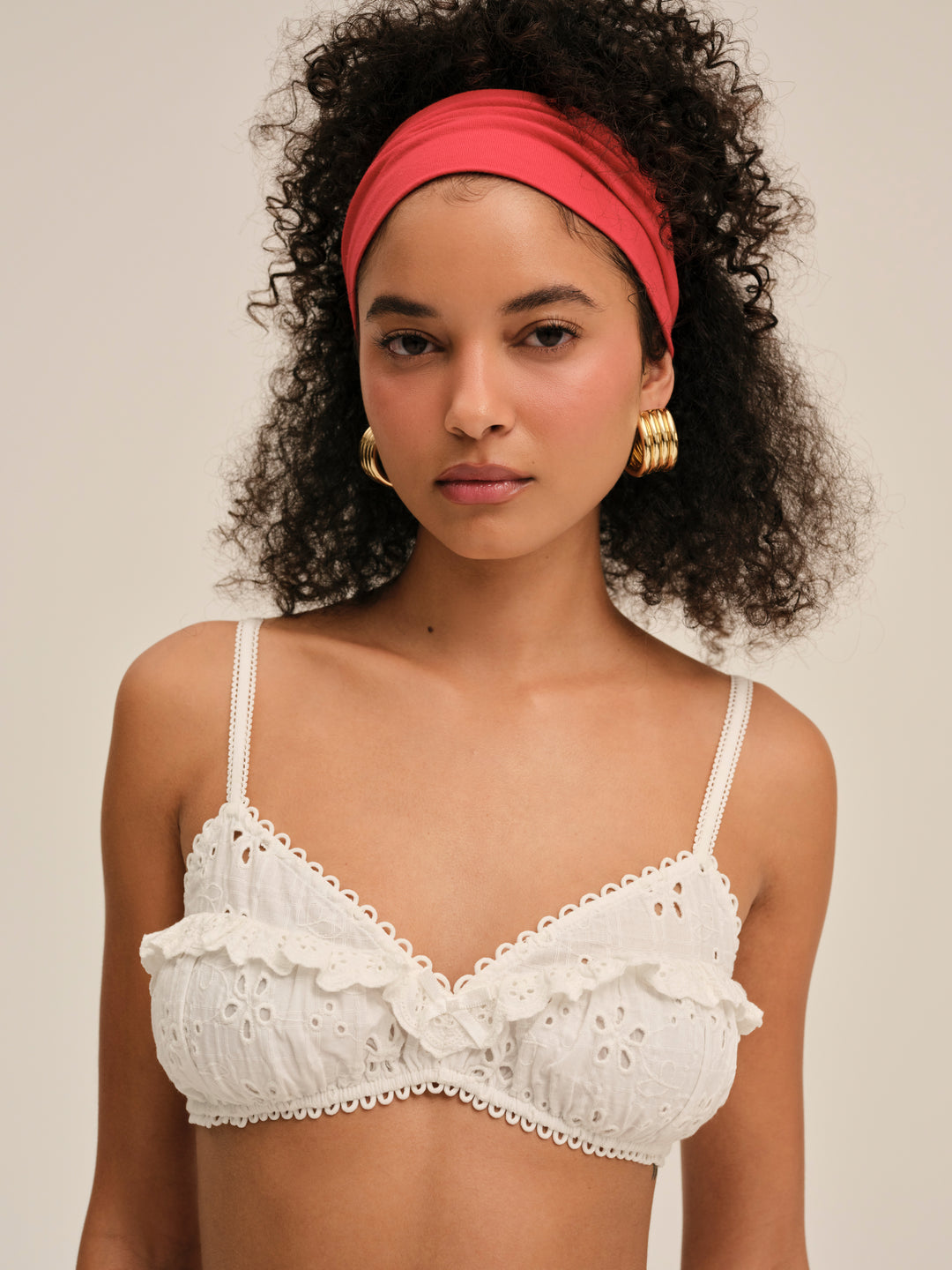 Dreamy Daisy Bra Top - White | For Love and Lemons