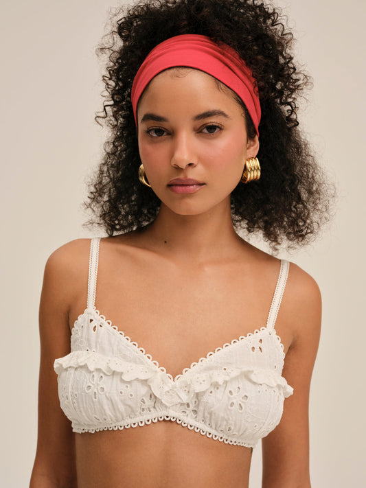 Dreamy Daisy Bra Top - White | For Love and Lemons