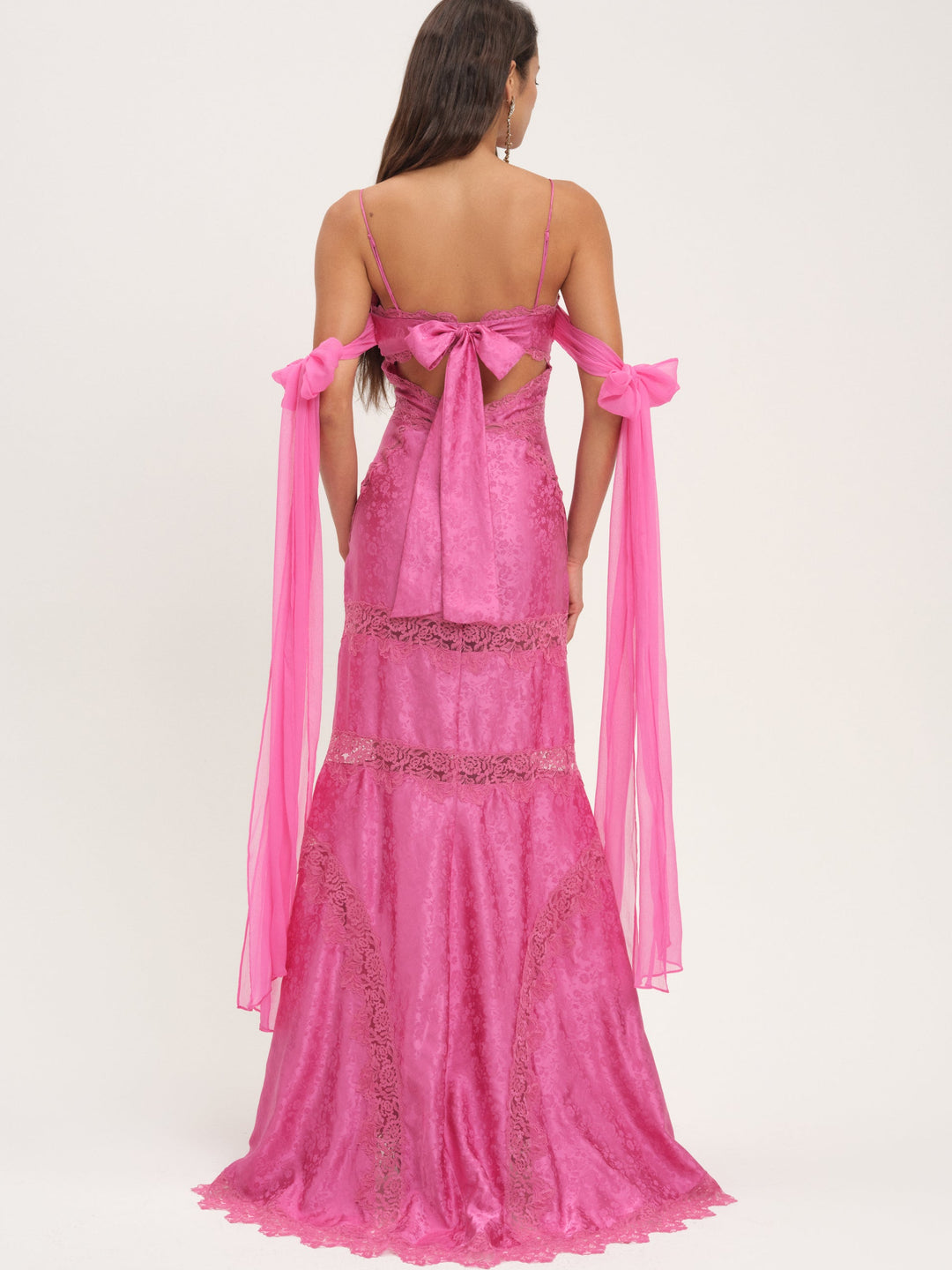 Rita Lace Gown - Pink | For Love and Lemons