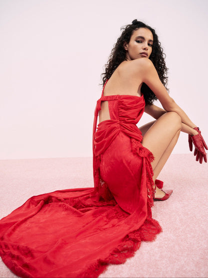 Bellany Gown - Red | For Love and Lemons