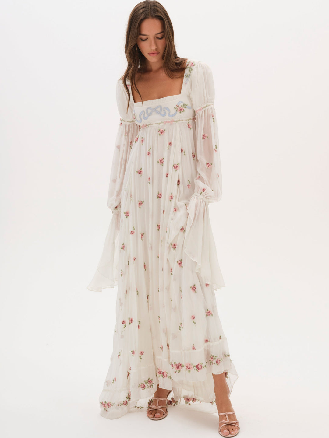 Julianne Maxi Dress - Cream | For Love and Lemons