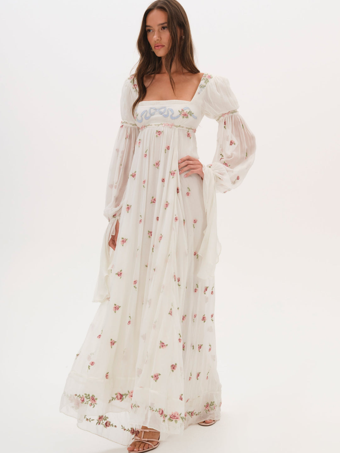 Julianne Maxi Dress - Cream | For Love and Lemons