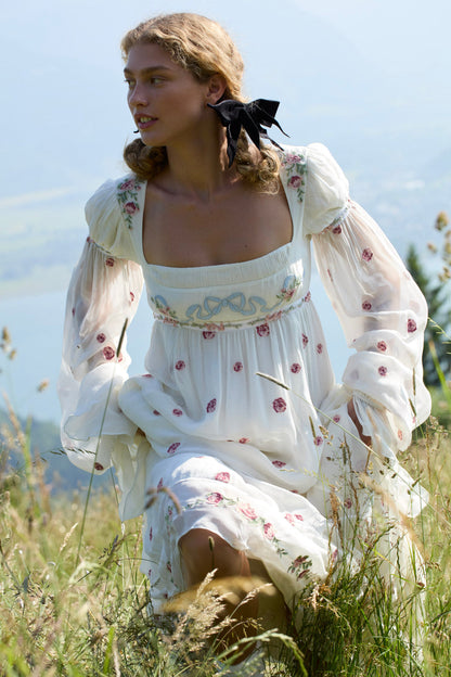 Julianne Maxi Dress - Cream | For Love and Lemons