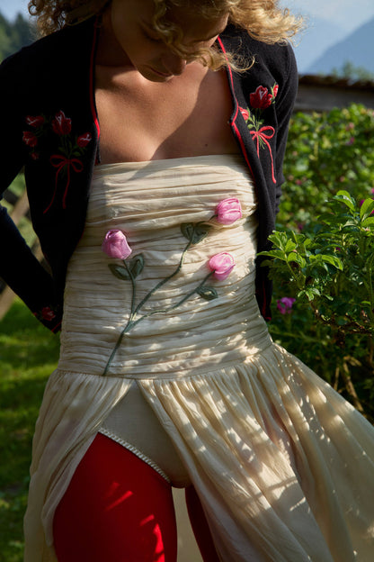 Ophelie Organza Maxi Dress - Blush | For Love and Lemons