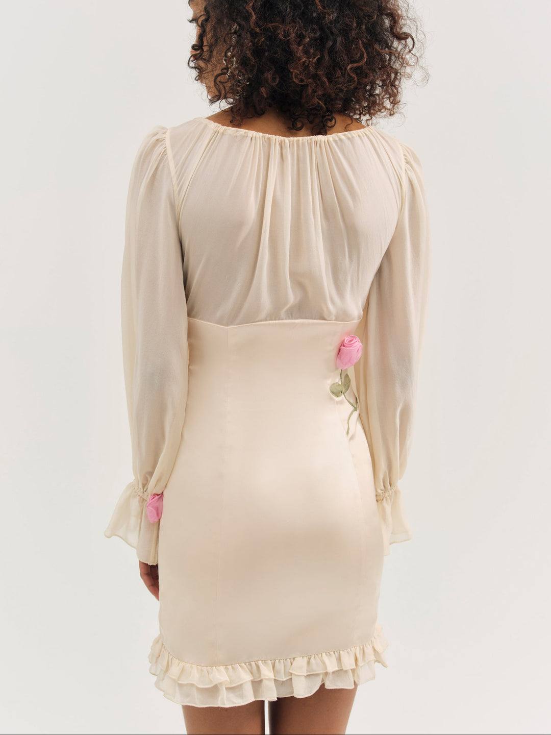 Ophelie Organza Mini Dress - Blush | For Love and Lemons