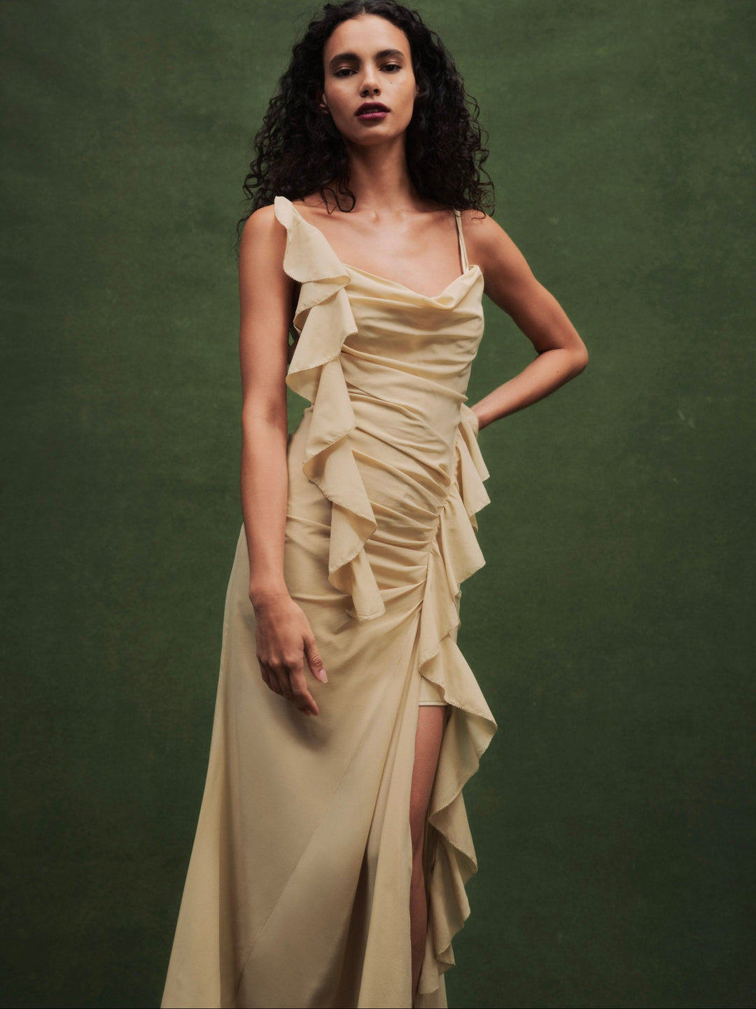 Fernanda Gown - LT Olive | For Love and Lemons