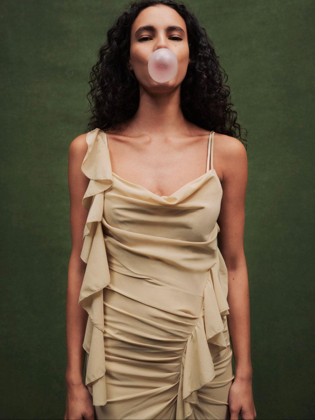 Fernanda Gown - LT Olive | For Love and Lemons