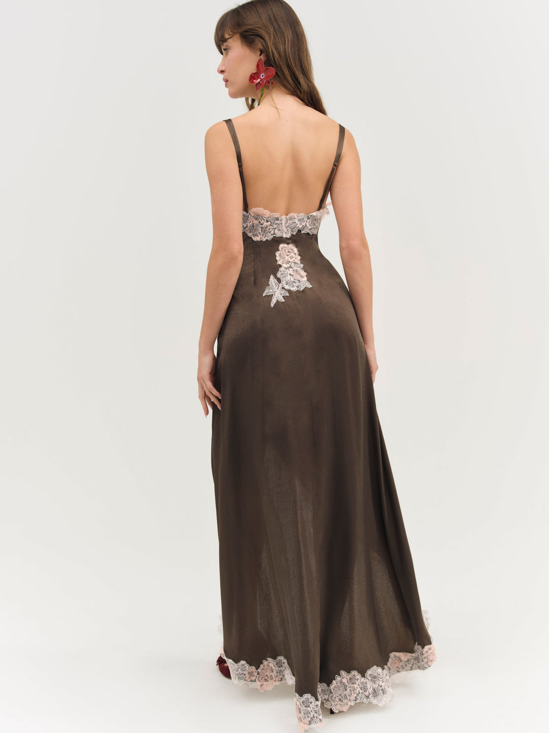 Clemence Maxi Dress - Chocolate | For Love and Lemons