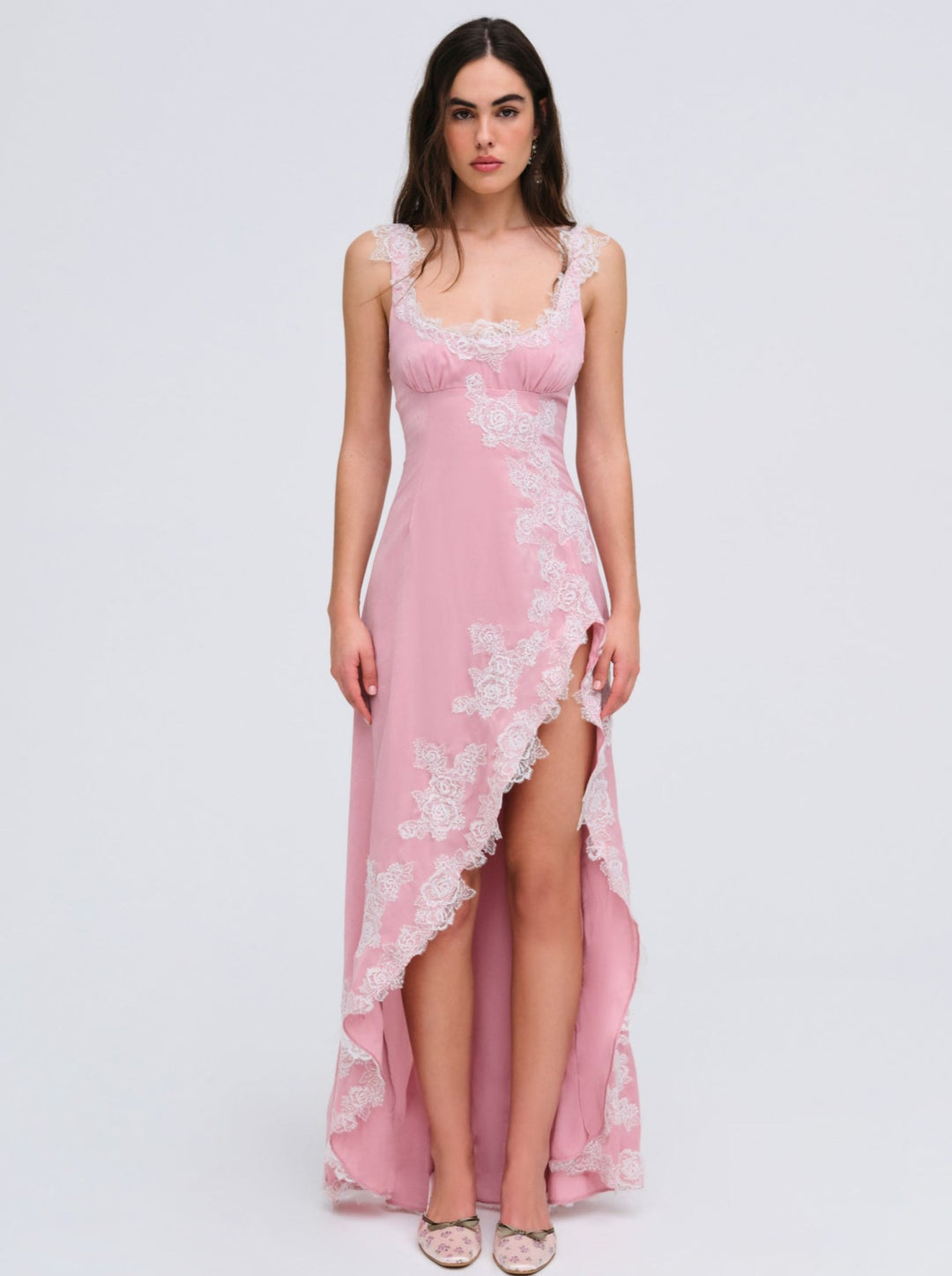 Clemence Maxi Dress - Pink | For Love and Lemons