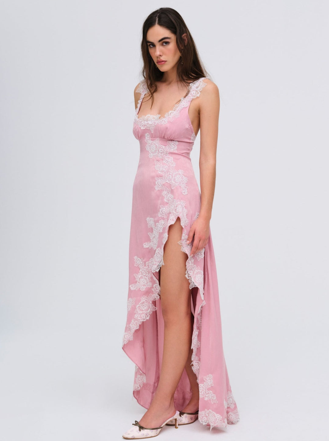 Clemence Maxi Dress - Pink | For Love and Lemons