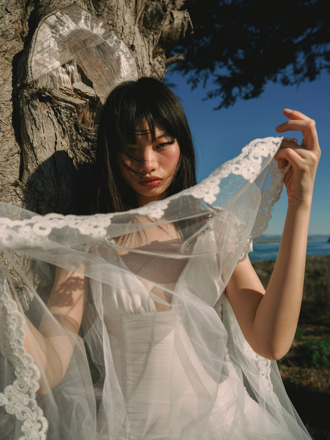 Nicole Midi Dress - White | For Love and Lemons