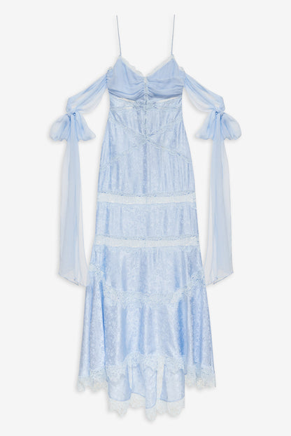 Rita Lace Gown - Blue | For Love and Lemons