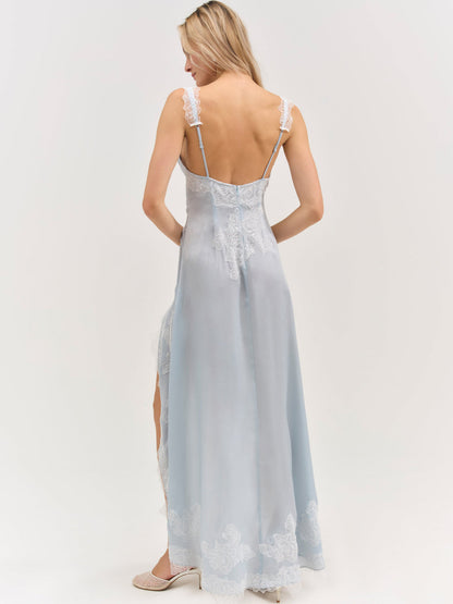 Clemence Maxi Dress - Blue | For Love and Lemons