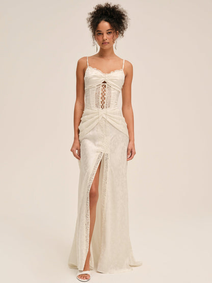 Ophelia Gown - Ivory | For Love and Lemons
