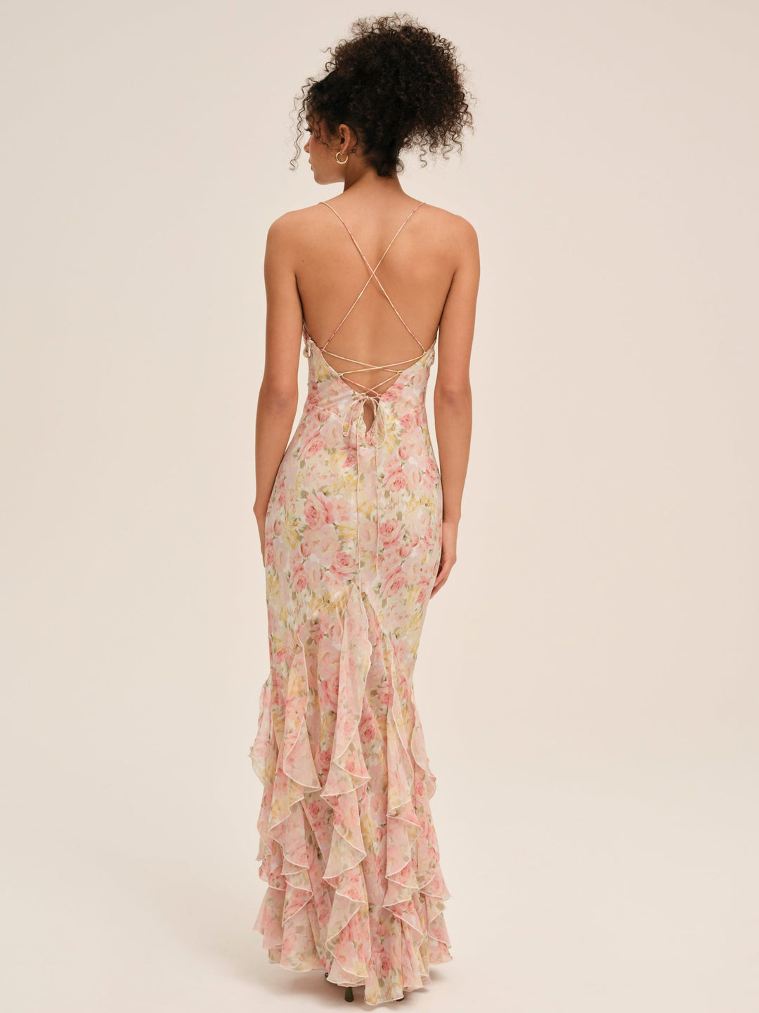 Elea Maxi Dress - Peach | For Love and Lemons