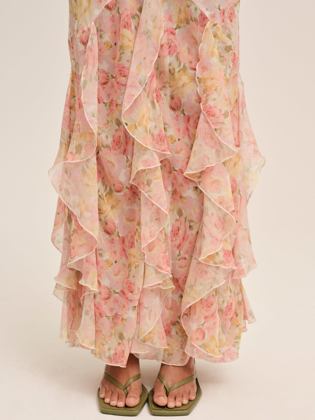 Elea Maxi Dress - Peach | For Love and Lemons