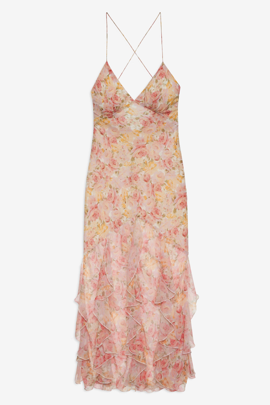 Elea Maxi Dress - Peach | For Love and Lemons