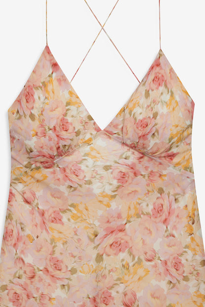 Elea Maxi Dress - Peach | For Love and Lemons
