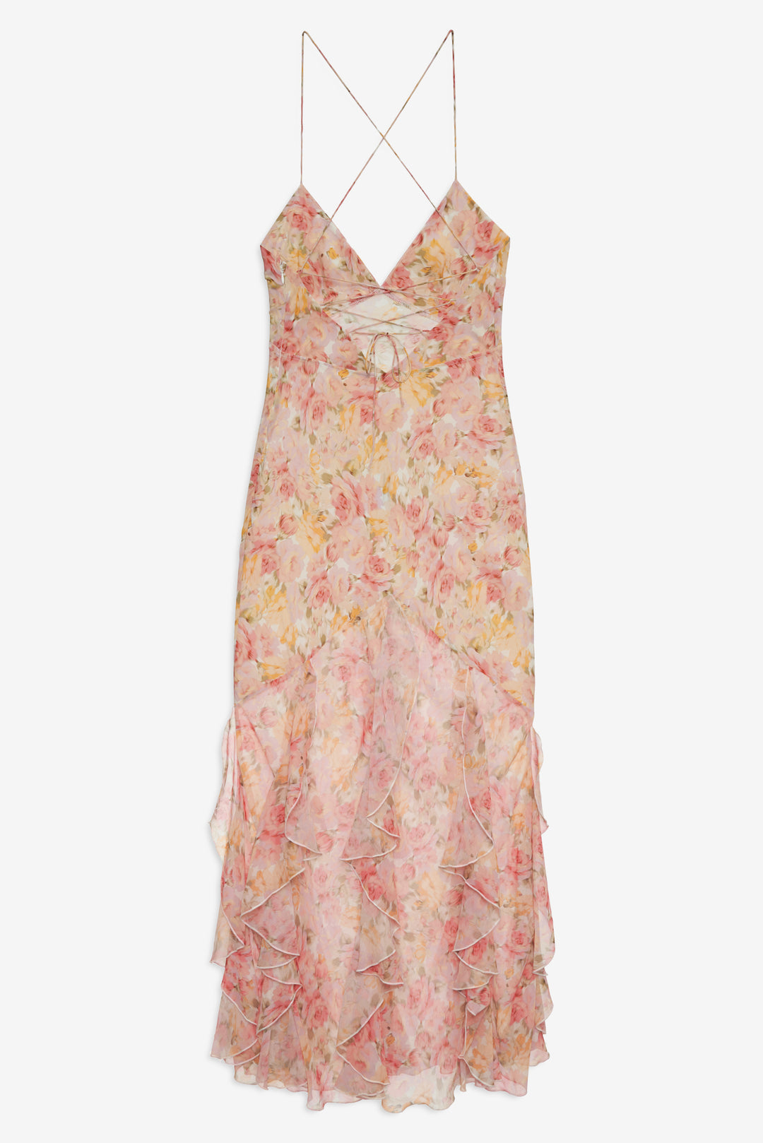 Elea Maxi Dress - Peach | For Love and Lemons