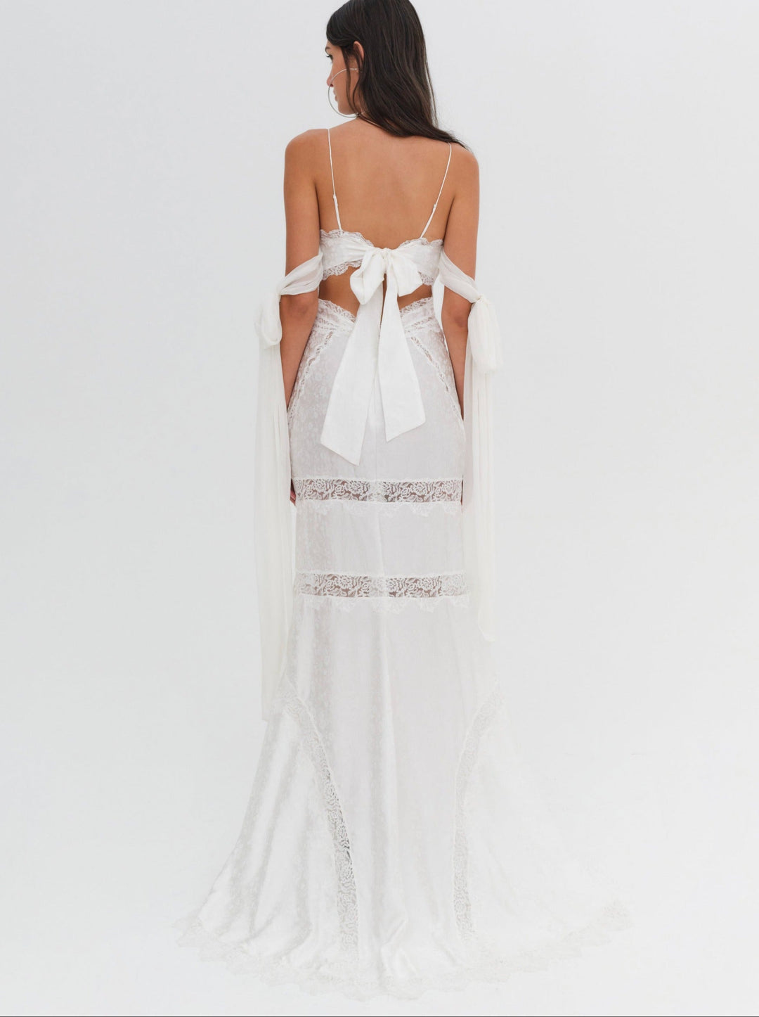 Rita Lace Gown - Ivory | For Love and Lemons