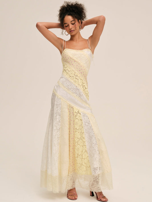 Abigail Maxi Dress - Yellow | For Love and Lemons