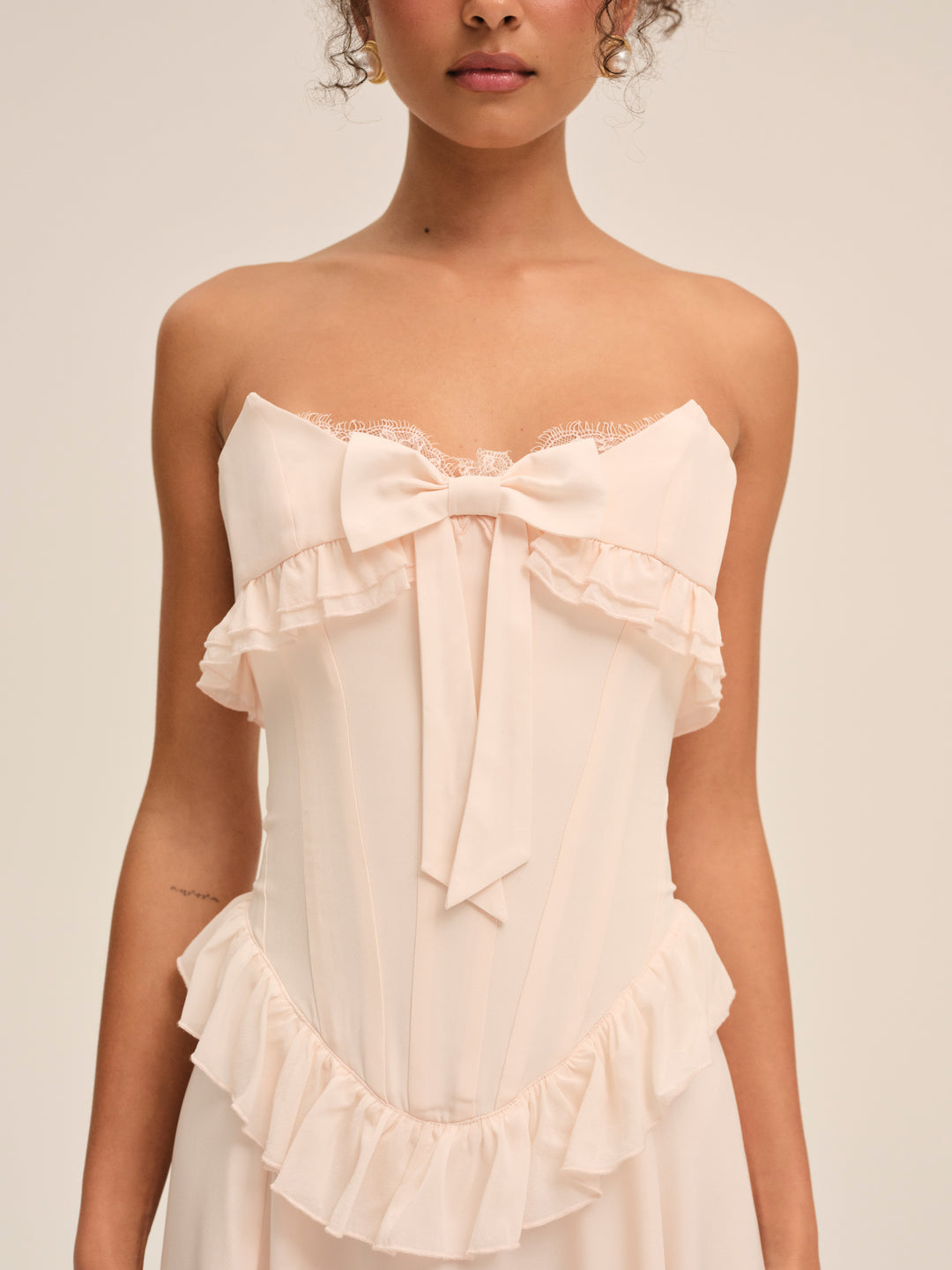 Harmony Maxi Dress - Peach | For Love and Lemons