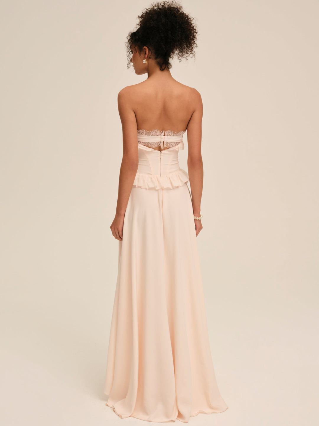 Harmony Maxi Dress - Peach | For Love and Lemons
