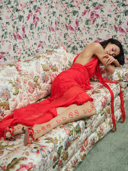 Kayta Gown - Red | For Love and Lemons