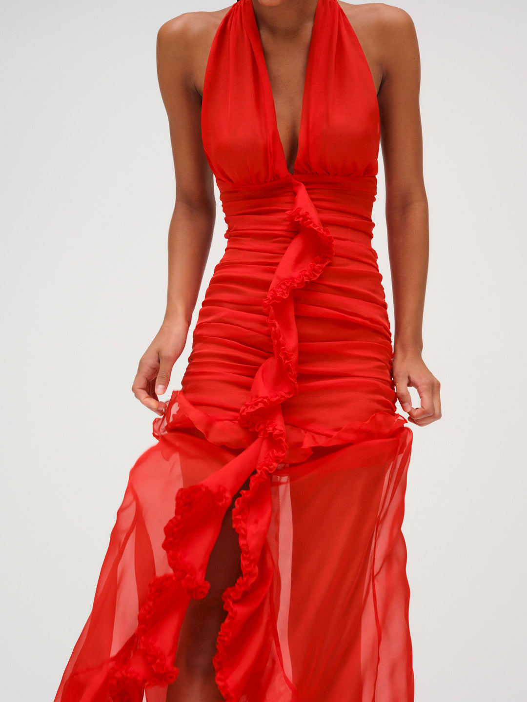 Kayta Gown - Red | For Love and Lemons