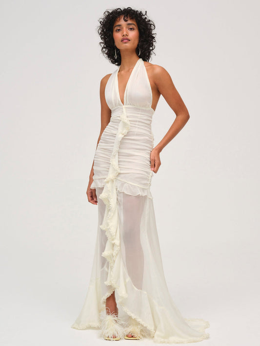 Kayta Gown - Winter White | For Love and Lemons