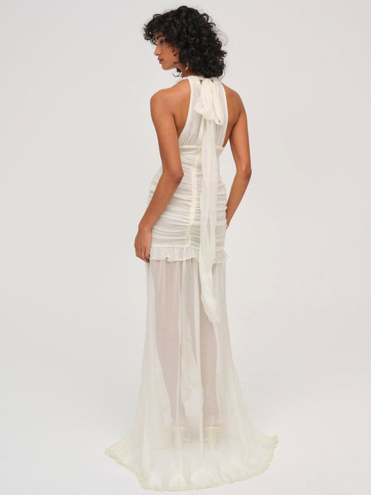Kayta Gown - Winter White | For Love and Lemons