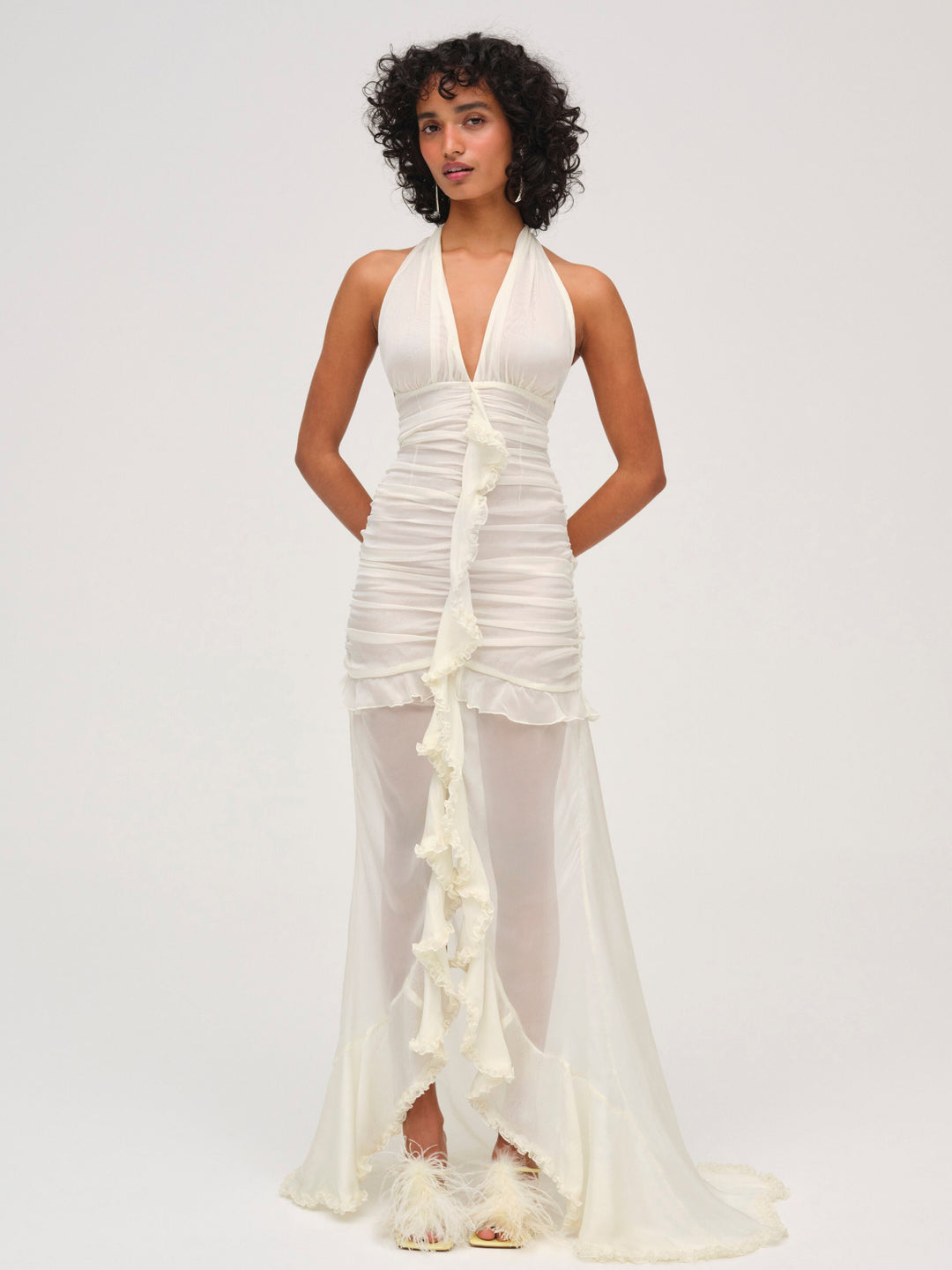 Kayta Gown - Winter White | For Love and Lemons