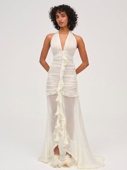 Kayta Gown - Winter White | For Love and Lemons