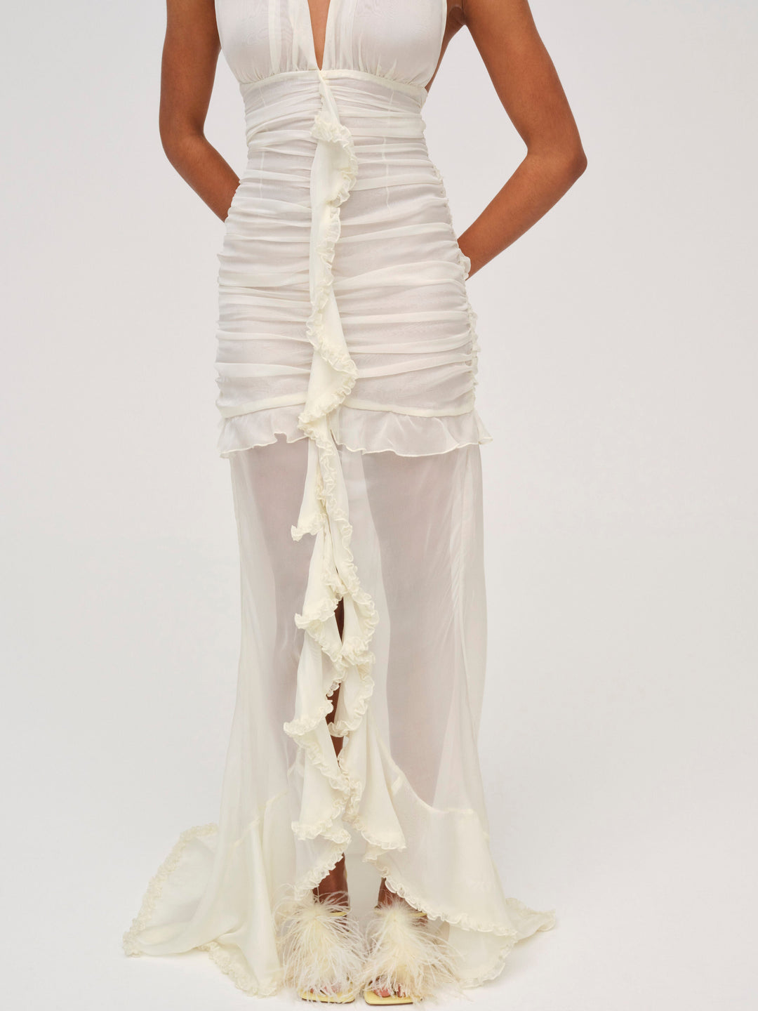 Kayta Gown - Winter White | For Love and Lemons