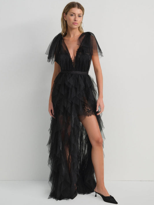 Maxine Gown - Black | For Love and Lemons