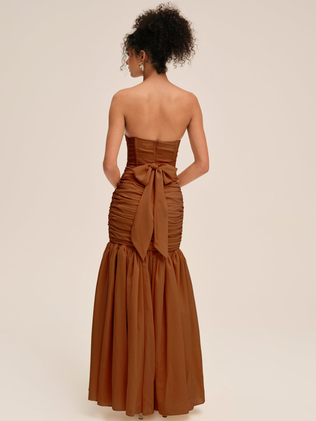 Serafina Gown - Brown | For Love and Lemons