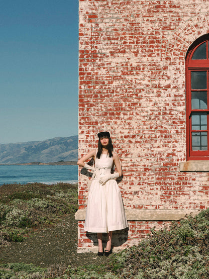 Mollie Midi Dress - Cream | For Love and Lemons
