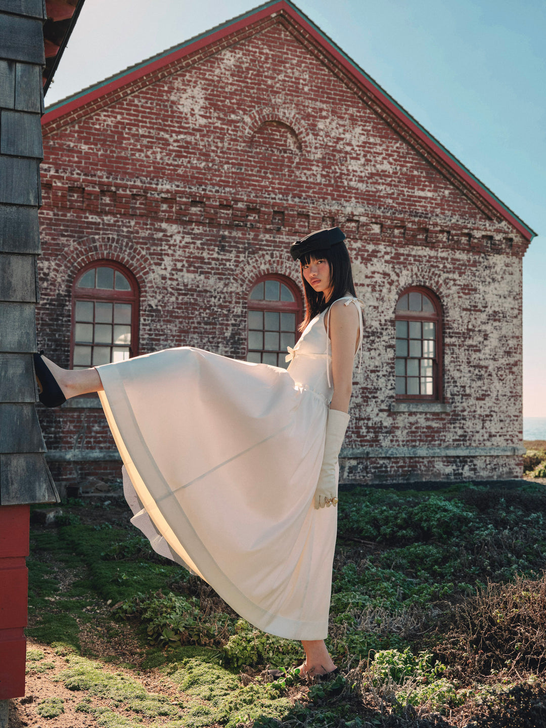 Mollie Midi Dress - Cream | For Love and Lemons