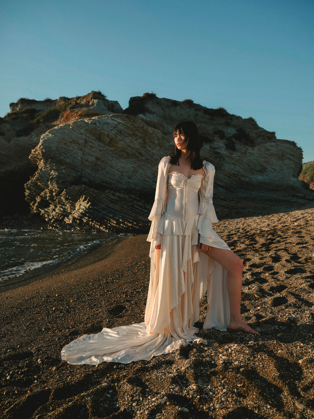 Zelia Maxi Dress - Cream | For Love and Lemons
