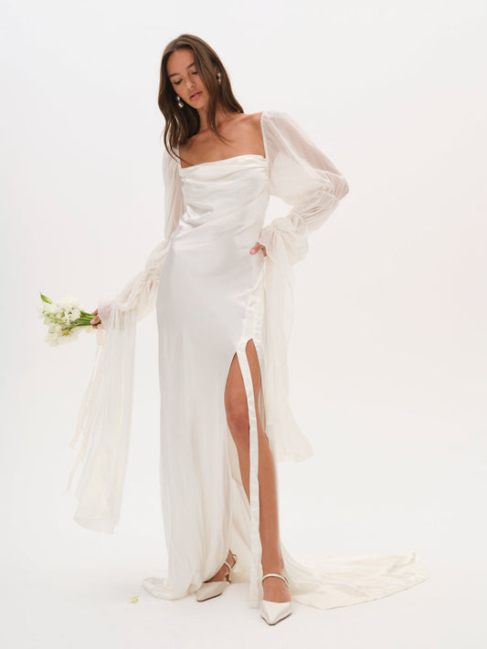 Willow Bridal Gown - White | For Love and Lemons