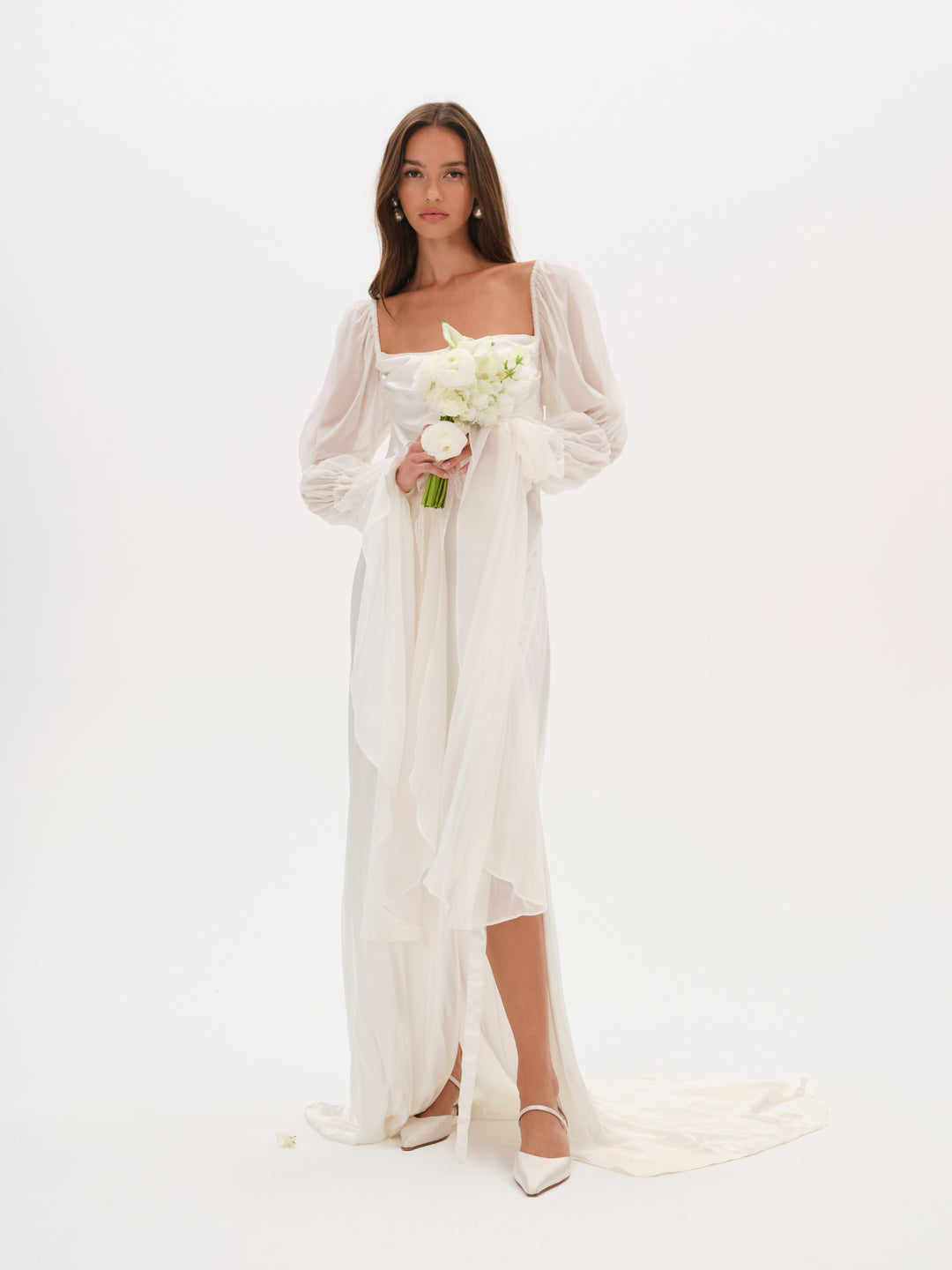 Willow Bridal Gown - White | For Love and Lemons