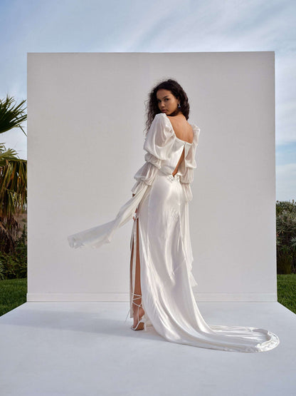 Willow Bridal Gown - White | For Love and Lemons