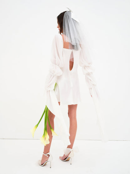 Willow Mini Dress - White | For Love and Lemons