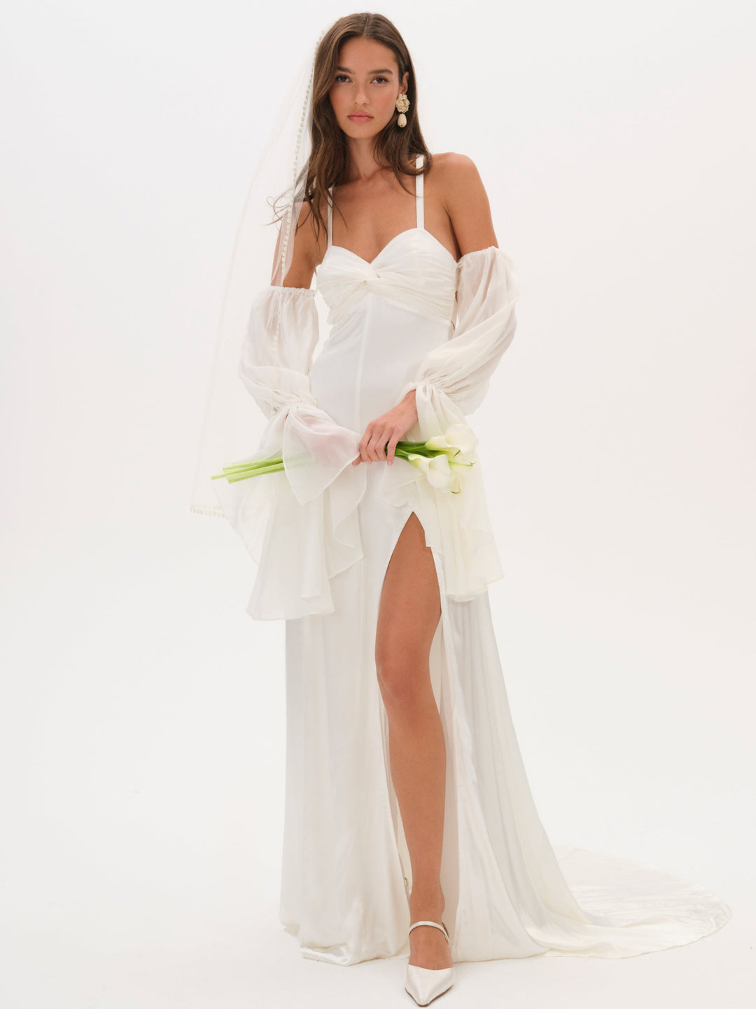 Esme Bridal Gown - White | For Love and Lemons