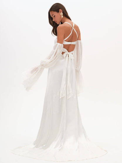 Esme Bridal Gown - White | For Love and Lemons