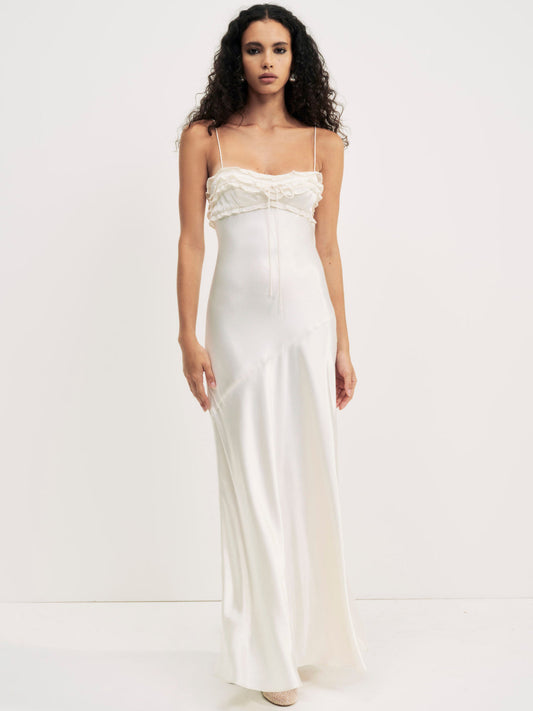 Natalie Maxi Dress - Cream | For Love and Lemons