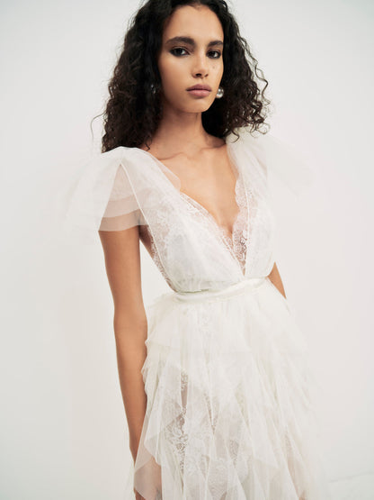 Maxine Gown - White | For Love and Lemons