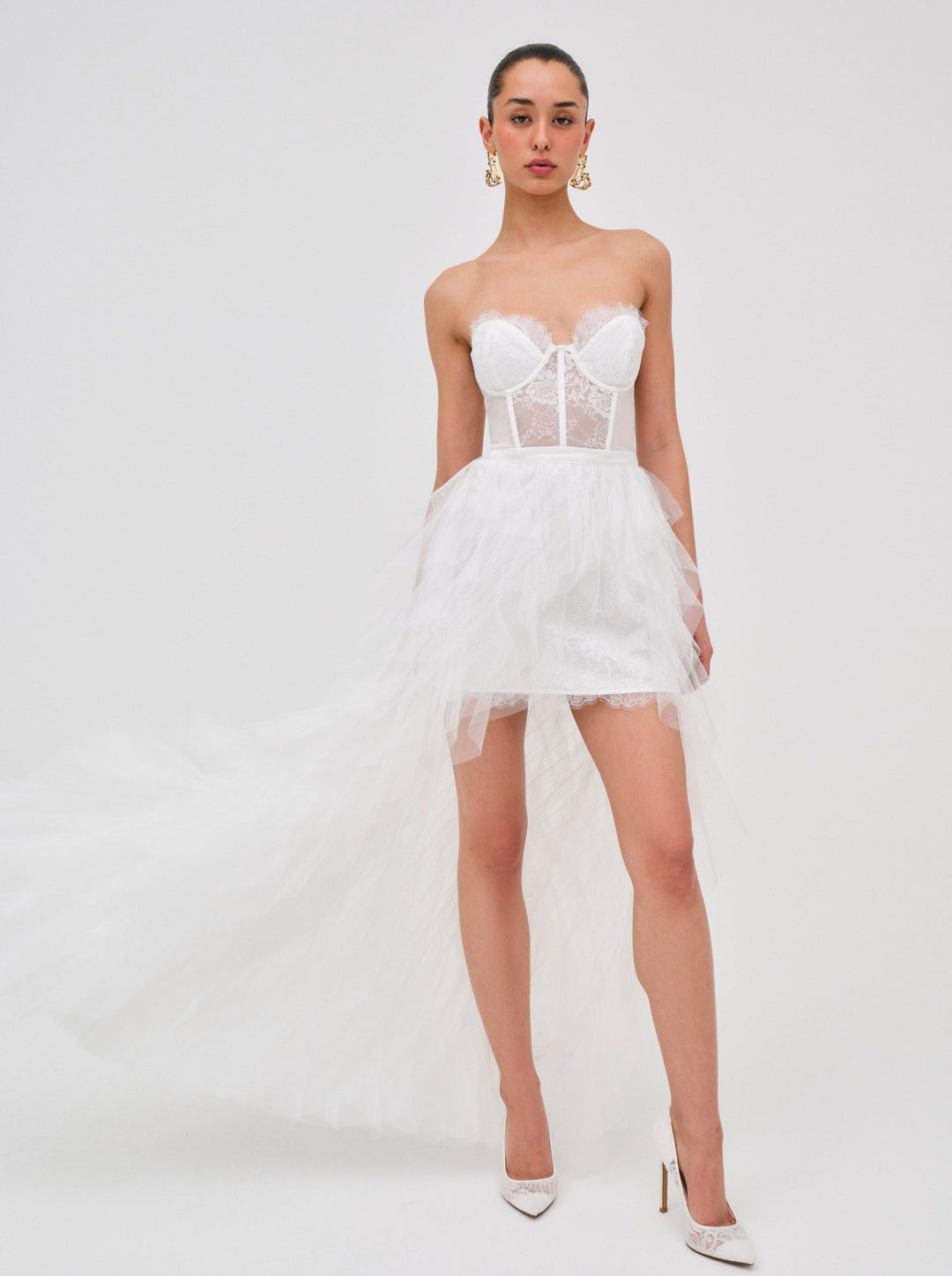 Bustier Gown - White | For Love and Lemons