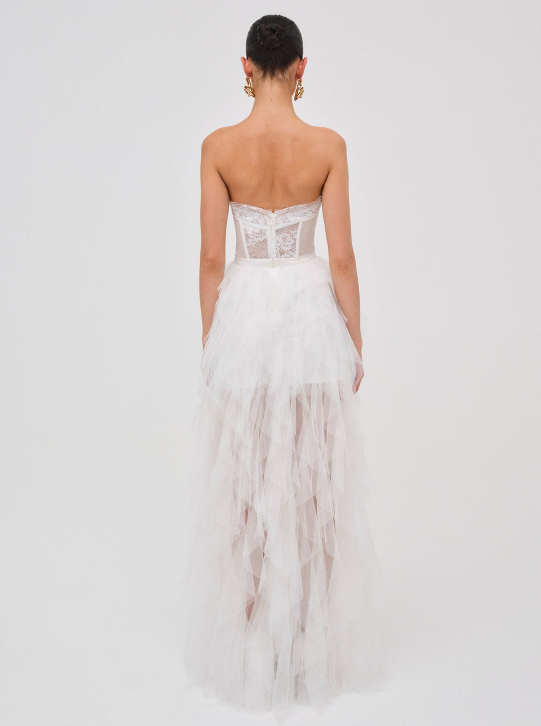 Bustier Gown - White | For Love and Lemons