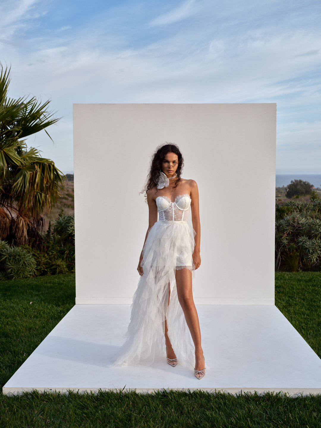Bustier Gown - White | For Love and Lemons